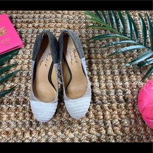 MARK+JAMES Badgley Mischka ombre heels